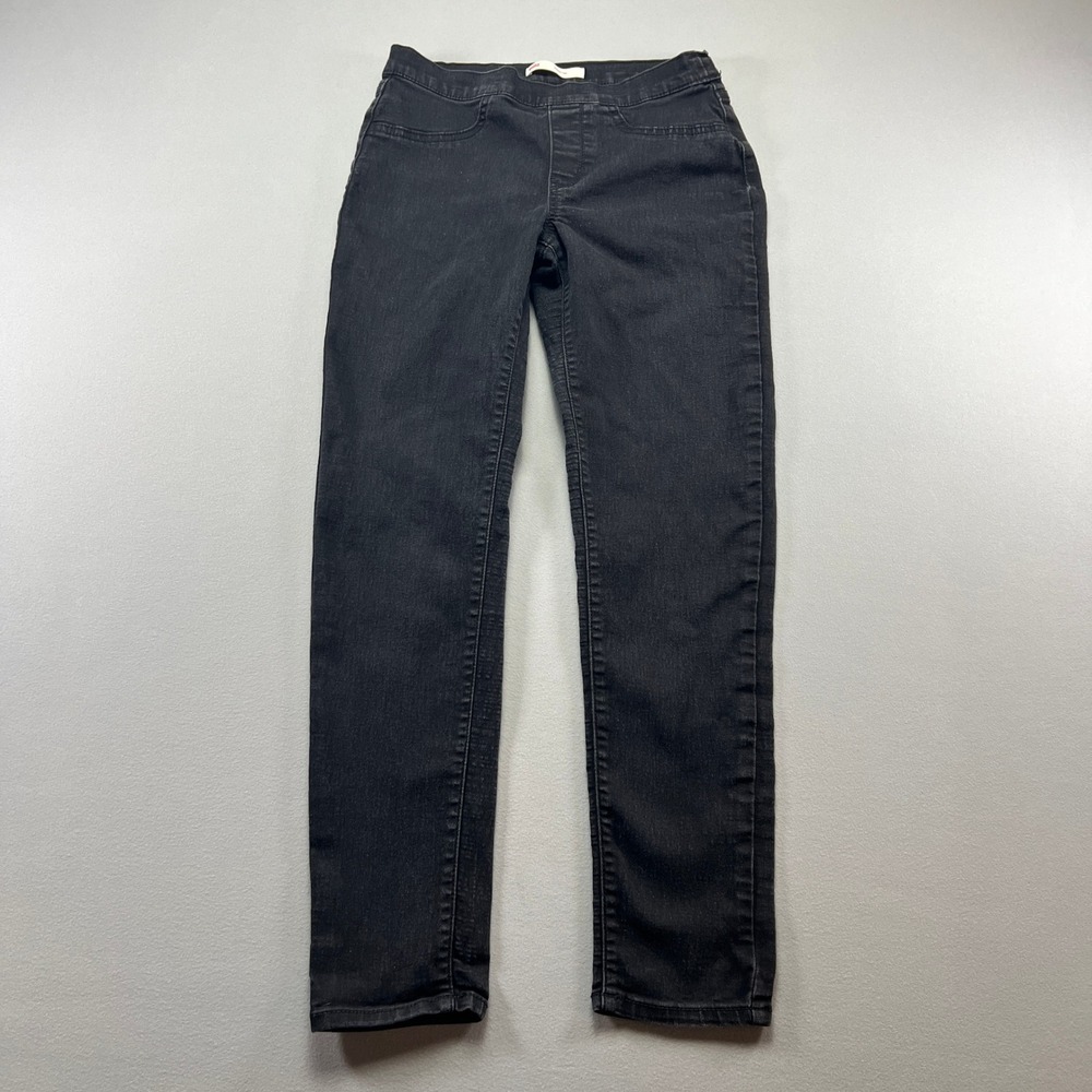 Levi's Legging Jeans Girls 25x25 Black Denim Dark Wash Low Rise Skinny Pull On